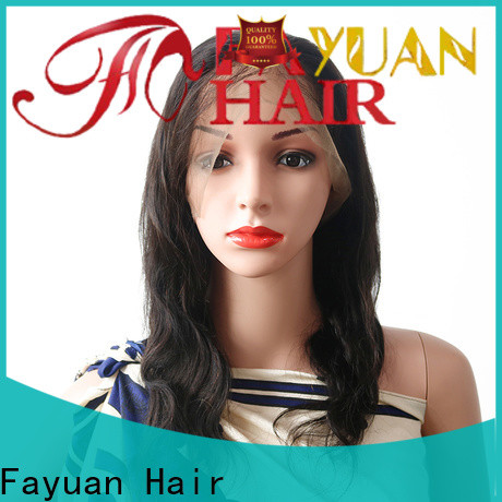 Fayuan Hair grade glueless lace front wigs manufacturers for men