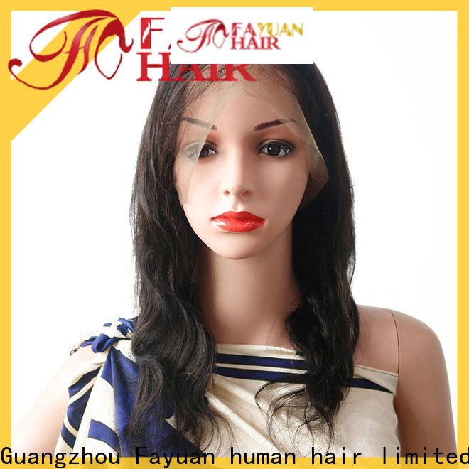 Fayuan Hair women blonde full lace wig for business for barbershop