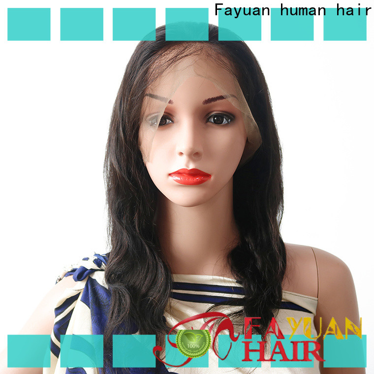 Fayuan Hair cuticle human lace wigs company for barbershop