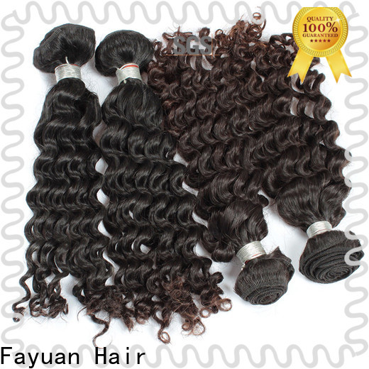 Fayuan Hair deep malaysian curly weave bundles Suppliers for men