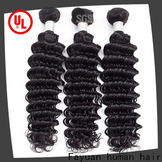 Fayuan Hair bundles black hair extensions Supply for men