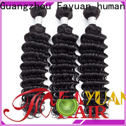 Fayuan Hair Latest curly peruvian hair extensions for business for men