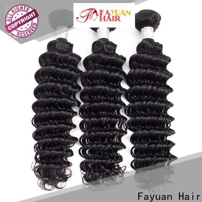 Fayuan Hair bundles wholesale peruvian hair weave manufacturers for barbershop
