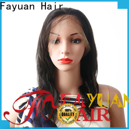 Fayuan Hair virgin full lace human hair wigs Suppliers for barbershop