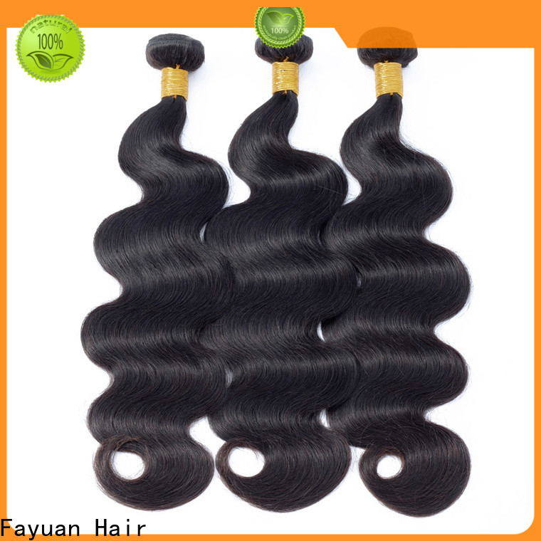 Fayuan Hair virgin black hair extensions Supply for selling
