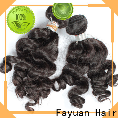 Fayuan Hair Best indian human hair factory Supply for street