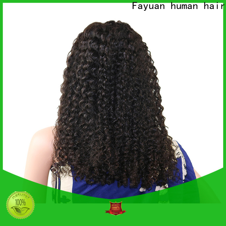 Fayuan Hair frontal black hair lace front wigs Supply for women