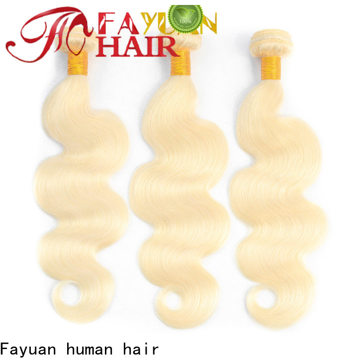 Fayuan Hair hair brazilian human hair weave bundles factory for women