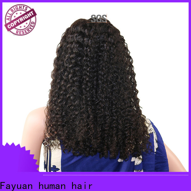 Fayuan Hair Latest cheap lace front wigs Supply for men