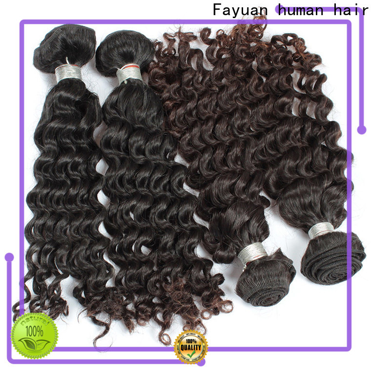 Fayuan Hair High-quality malaysian curly weave bundles company for women