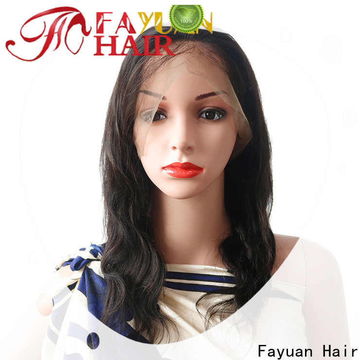 Fayuan Hair unprocessed lace wig for business for men
