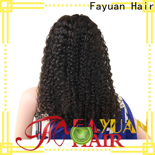 Fayuan Hair Custom human hair lace wigs Supply for men