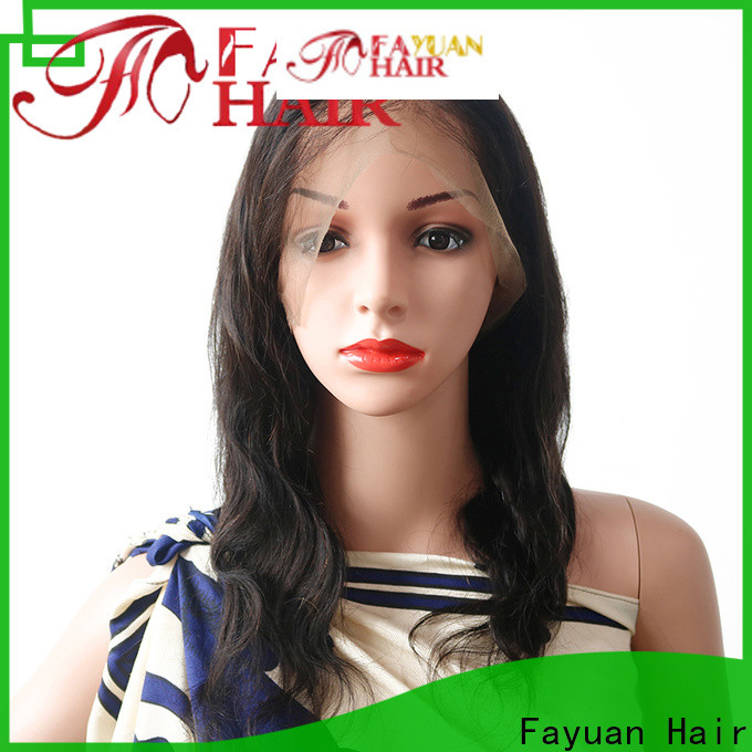 Fayuan Hair Latest cheap human full lace wigs manufacturers for men