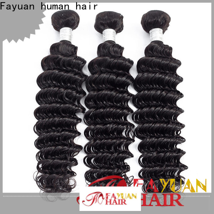 Fayuan Hair Best peruvian loose wave hair bundles Supply