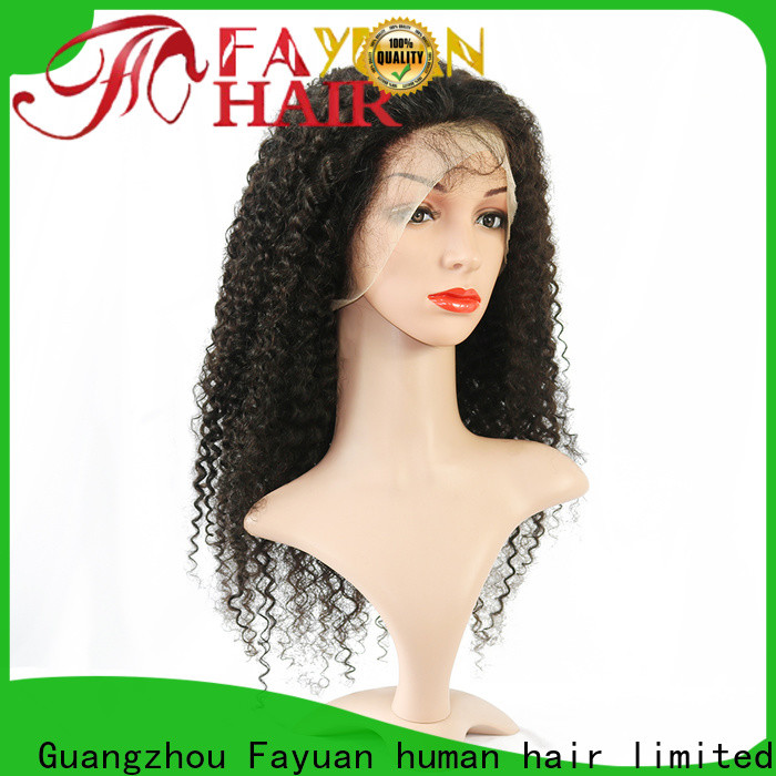 Fayuan Hair Latest natural hair lace front wigs company