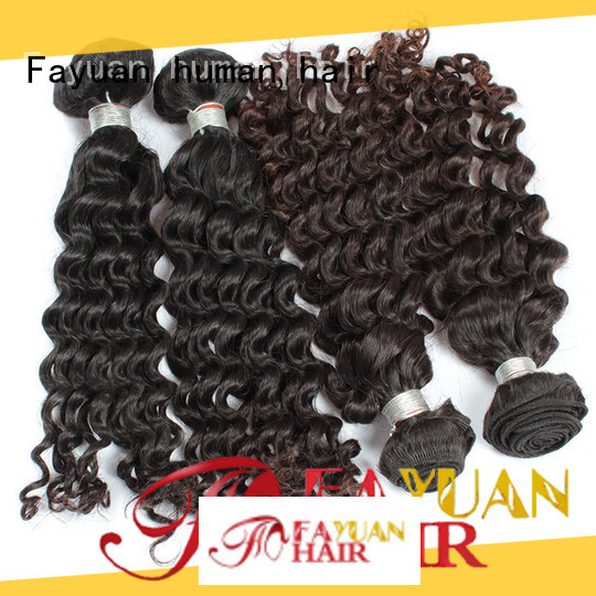 Fayuan grade cheap malaysian curly hair bundles company for women