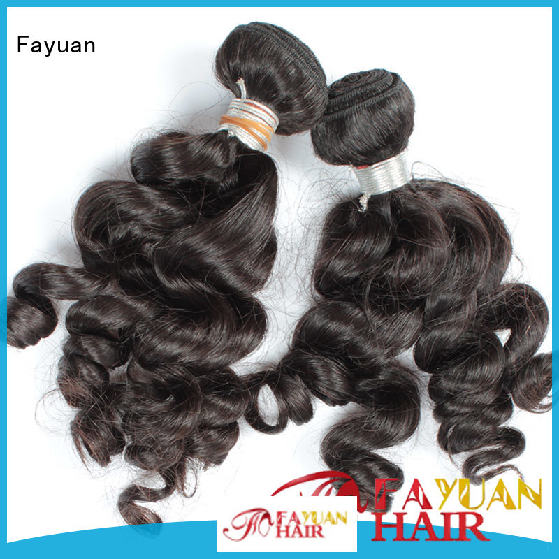 Fayuan virgin hair extensions for indian hair Supply for women