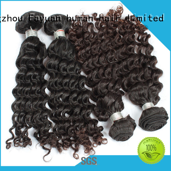 Fayuan Top malaysian curly hair bundles for business for street