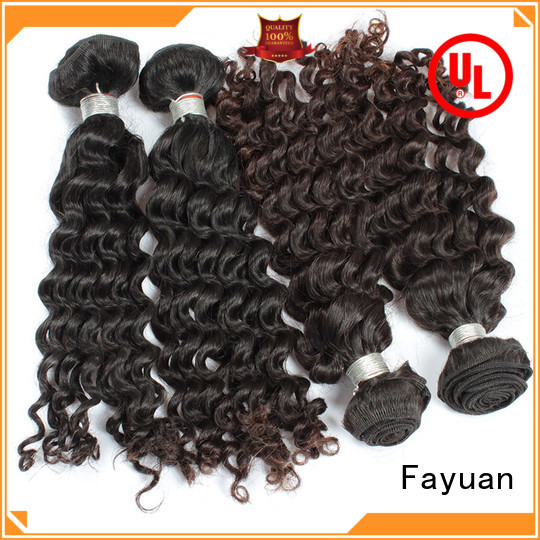 Fayuan New malaysian hair extensions manufacturers for street