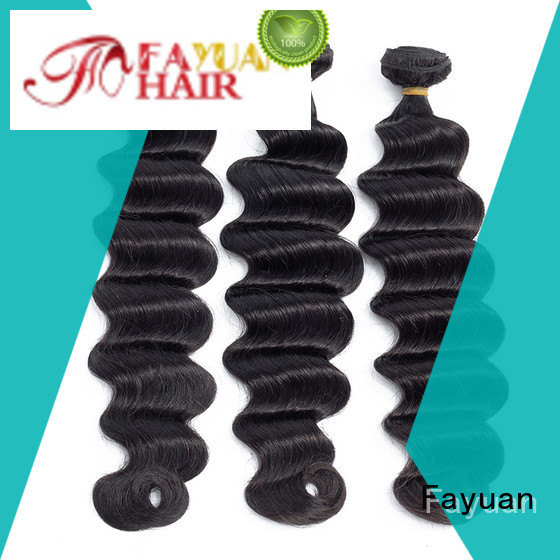 Fayuan grade indian curly hair weave for business for barbershop