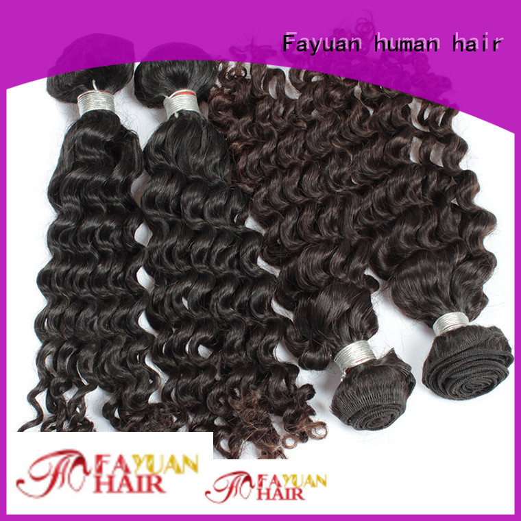 Fayuan Best malaysian human hair bundles factory for barbershopp