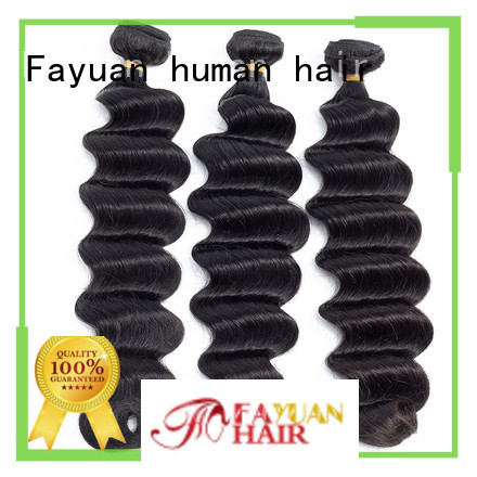Fayuan wave black hair extensions company for men