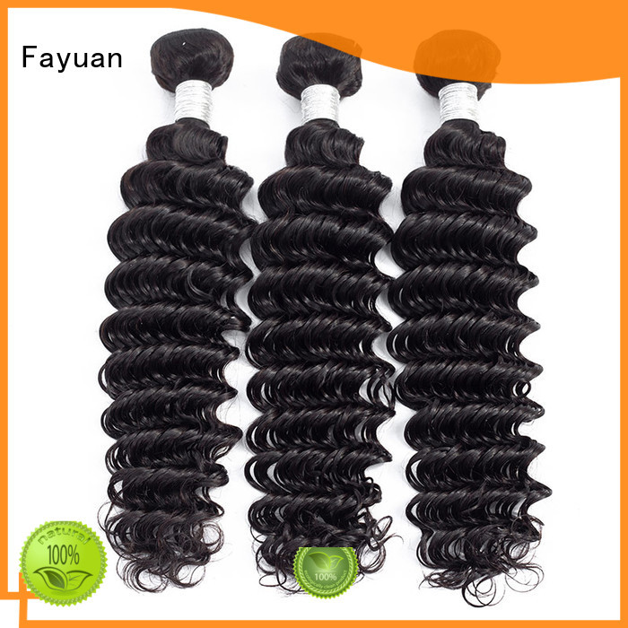 Fayuan New peruvian natural wave hair Supply for street