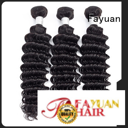 Fayuan curly peruvian curly human hair Supply for barbershop