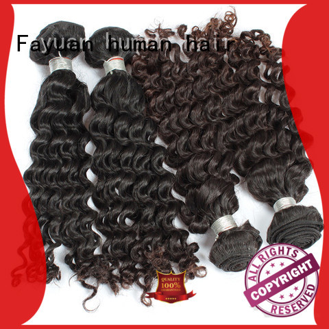 Fayuan human malaysian curly hair with closure Supply for men