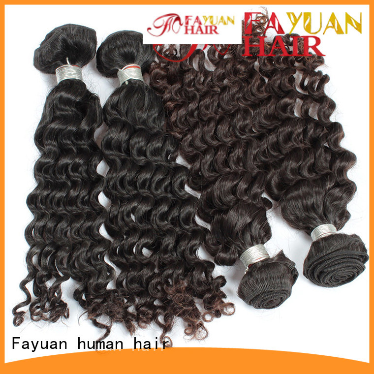 Fayuan Top malaysian curly hair bundles Supply for women