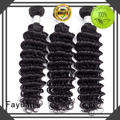 Fayuan price wholesale peruvian hair weave for business for women