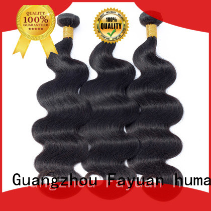 Fayuan body peruvian loose wave hair bundles manufacturers for barbershop