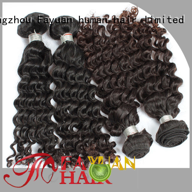 Fayuan New malaysian curly weave bundles Supply for women