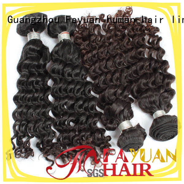 Fayuan Custom malaysian curly hair with closure factory for street