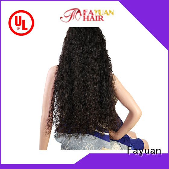 Fayuan New custom made real hair wigs factory for street