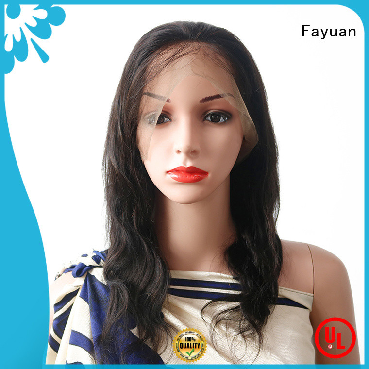 Fayuan brazilian best lace wigs Supply for men