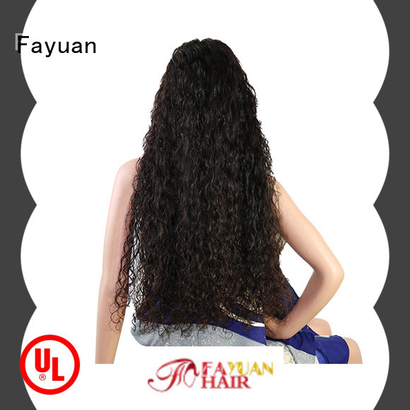 Fayuan sales custom made real hair wigs manufacturers for men