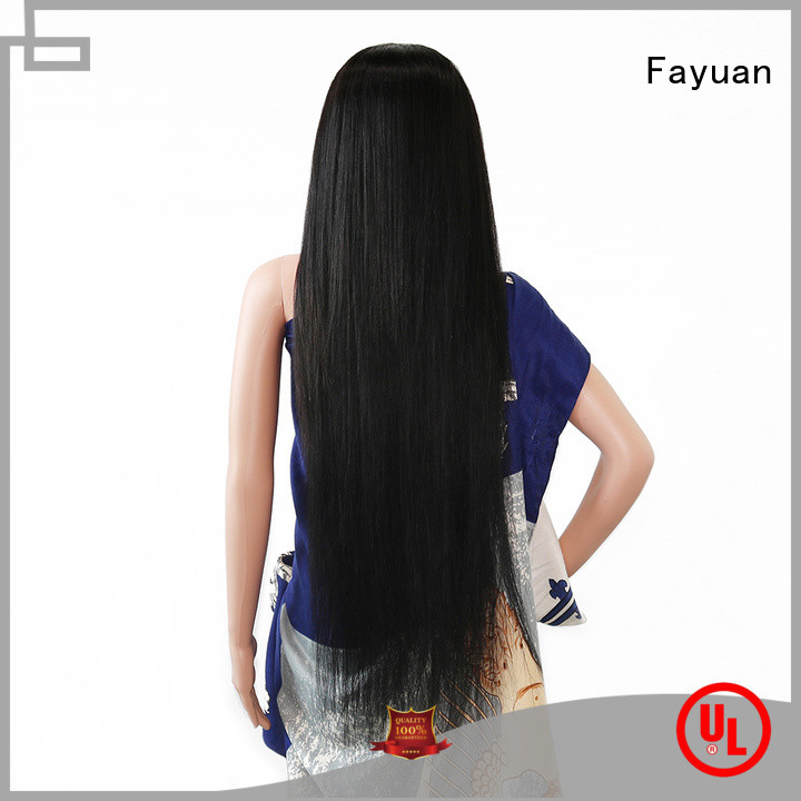 Fayuan virgin custom made real hair wigs manufacturers for barbershop