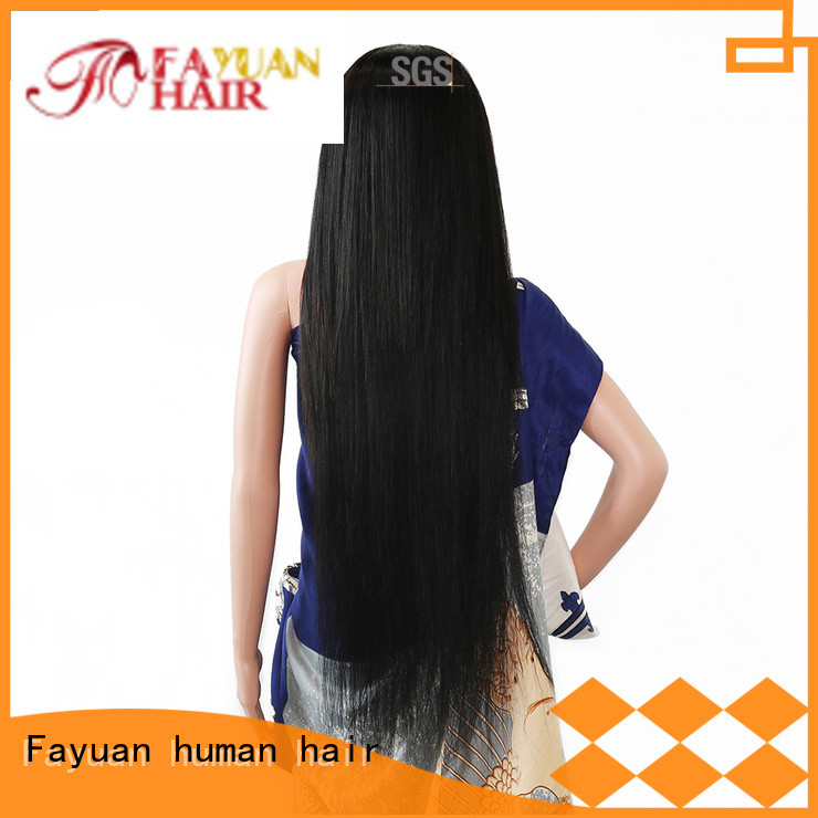 Fayuan price custom made wigs online manufacturers for men