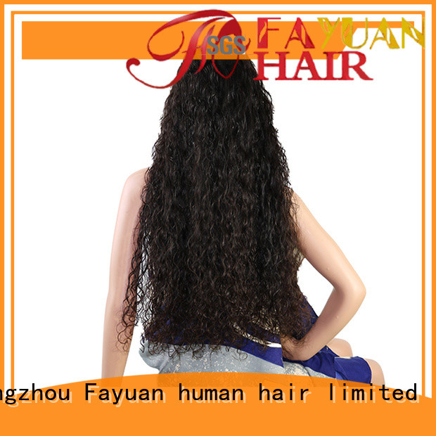 Fayuan hair custom made full lace human hair wigs company for street