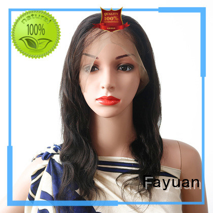 Fayuan Custom full lace synthetic wig Supply for men