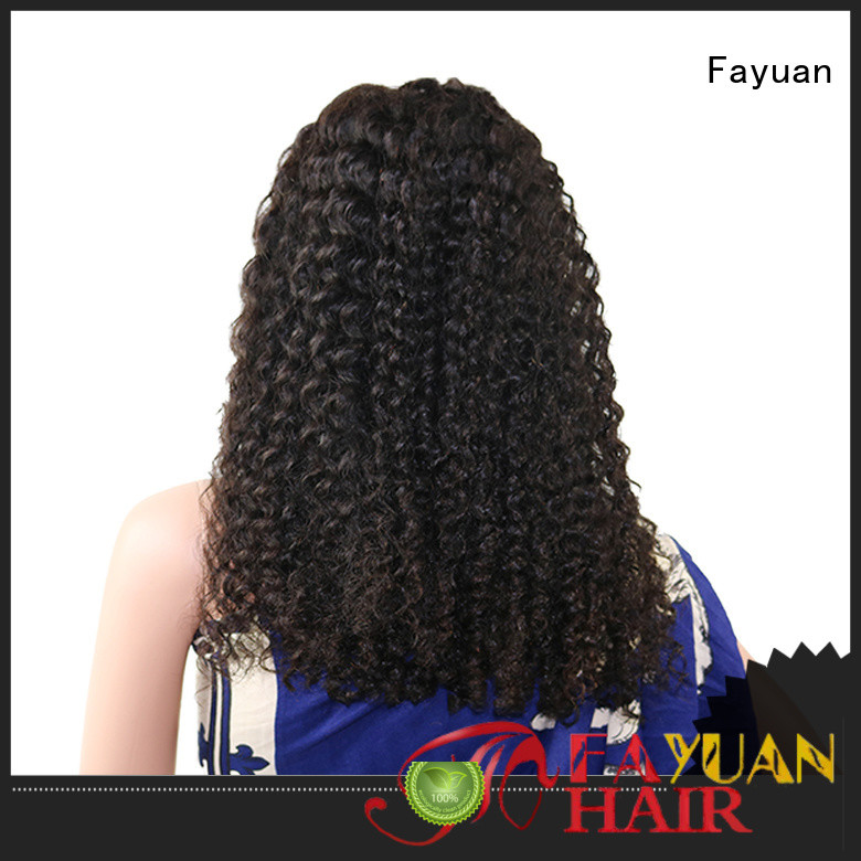 Fayuan frontal swiss lace front wigs company for street