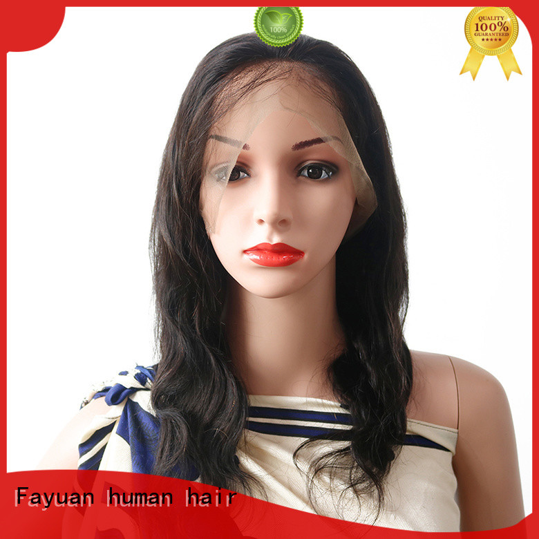 Fayuan Wholesale human hair lace wigs factory for street