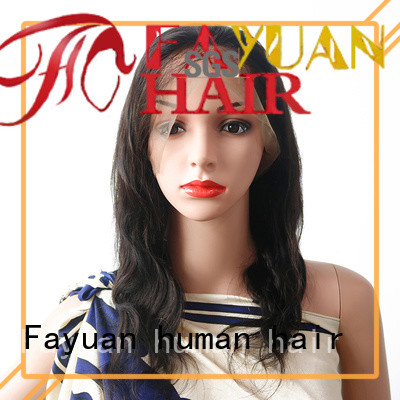 Fayuan hair lace wig with bangs company for women