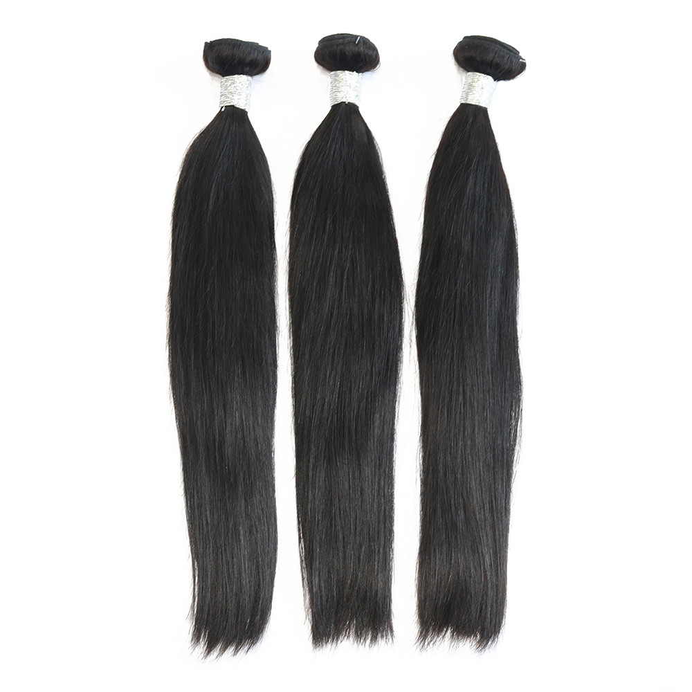 Malaysian straight virgin human hair bundle fayuan factory
